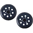 Poweka 743081-8 Backing pad for Compatible with Makita Random Orbit Sander 5-inch Dia 8 Hole Round Backing Pad Hook and Loop Replacement Part (2 pc)