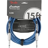 Fender Contour Serisi Enstr&uuml;man Kablosu (15ft STR/STR) Lake Placid Blue