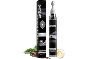 TRENDYFAVE Eye Serum Roller, Anti Wrinkle Eye Cream With 360° Ball Eye Massager Reduce Eye Bags, Eye Cream Roller For Dark Circles And Puffiness, (black)