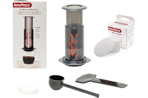 YESEATIS AeroPress - New Special Bundle con New 85 Original Coffee Maker - 85R11 - Nuovo Modello 2023 + 350 microfiltri!