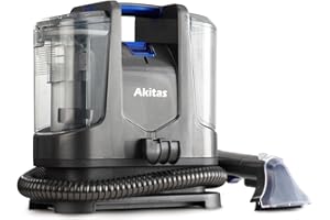 Akitas X6 Odkurzacz Płynny do Dywanów i Tapicerki – Przenośny, Kompaktowy, Usuwa Plamy i Rozlane Płyny z Dywanów, Schodów, Tapicerki