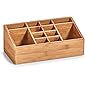Zeller 25385 Organizer m. 12 Fächern, Bamboo, ca. 25,4 x 12 x 10 cm