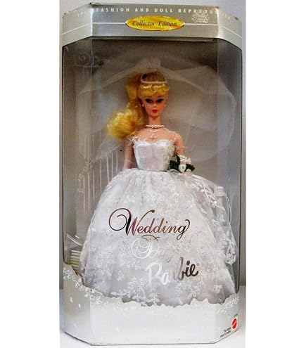 Barbie in Wedding Dress Re-Issue of the Original 1961 Fashion Doll