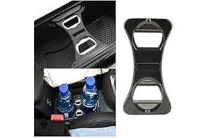 ATIN Car Bottle Opener, Lightweight Portable ABS Stainless Steel Cup Holder Divider,For Volkswagen Golf Jetta Scirocco MK5 MK6 GTi R32