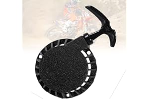 Oubesty Mini Moto Pull Start, Easy Pull Start 49cc Recoil Starter Assembly Aluminum Starter Pull Plate Replacement Accessories For 49Cc Mini Pocket Dirt Bike Atv Quad Black