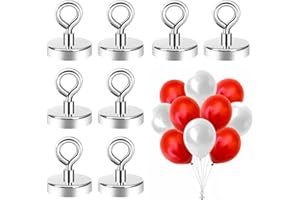 YAYNO 8 Stück Ballongewichte Ballonständer Heliumballongewicht Magnetballongewicht Wiederverwendbare Ballongewichte für Partys Hochzeiten Geburtstage Weihnachten Halloween