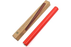 TreeBox Mattarello – Mattarello in silicone e acciaio inox – Mattarello moderno senza manici con materiale antiaderente in silicone, perfetto utensile da forno – Mattarello in silicone – Rolling pin