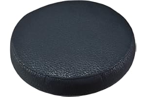 Anawakia Funda protectora redonda para taburetes de bar o comedor, elástica, redonda, universal, para taburetes, color negro, 30 cm