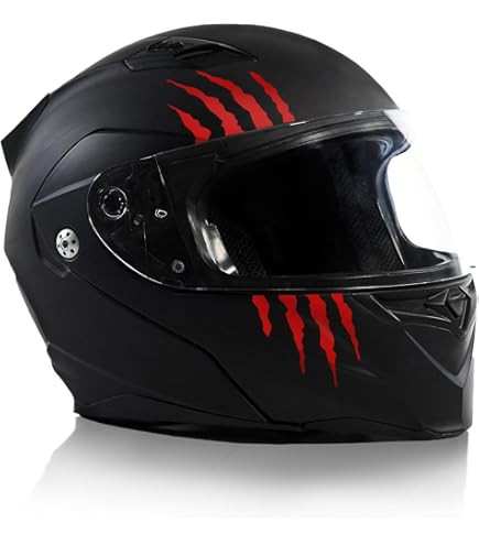 Adesivi Adesivo Sticker Moto Auto Biker Casco Teschio Lupo No Club - Foto 7