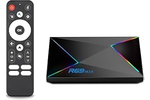 ADDCOLOR Android TV Box 14.0,R69 4GB RAM+32GB ROM,CPU Allwinner H728 &GPU Mali G57-MC1 Chipset Android Box,Résolution 4K/8K Support 2.4G/5.8G Double WiFi et Bluetooth 5.0 Smart TV Box 2025