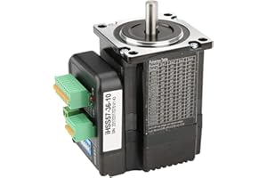 SEAFRONT Nema 23 Schrittmotor Stepper Motor IHSS57-36-10, DC36V Motortreiber Kit Hoher Drehmoment 1Nm Hybrid Closed Loop Schrittservo für CNC, 3D Printer Drucken, Textilmaschinen