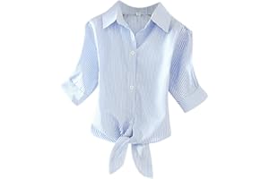 SDERG Summer Tops for Women UK Plus Size Shirt Collar Short Sleeve Fashion Button Women Tops Turn-Down Casual Ladeis Women's Blouse