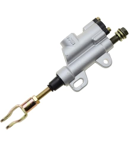 Pompe Maître-Cylindre Frein Arrière Avec Réservoir - Compatible Suzuki GSXR 600 750 1000 GSX1300R SV650 - Argent