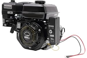 7,5 hk 4-takts bensinmotor, gokartmotor med elstart, encylindrig luftkyld stationärmotor för grävfräsar och högtryckstvättar, 210 cc slagvolym