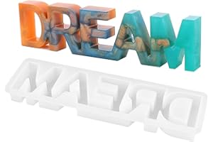 LUUKUP Halloween Silicone Moules en Résine-DIY Lune Moule Cristal Époxy Smiley Cerf Chat Lune Moule en Silicone Moules en Résine Époxy-Résine Artisanat DIY Faisant Décoration de La Maison (F)