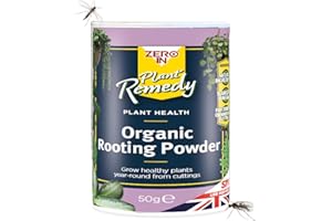 Zero In® Plant Remedy Organic Rooting Powder - 50g, Indoor & Garden Plants Natural Plant growth support, Promotes Strong Healthy Roots