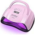 LED UV Nail Lamp, NAILGIRLS 268W Fast UV Light for Gel Nail Polish, Professional Curing Lamp with 4 Timer Setting Auto Sensor, Nail Dryer for Fingernail and Toenail Home Salon Use, Nail Art Tools