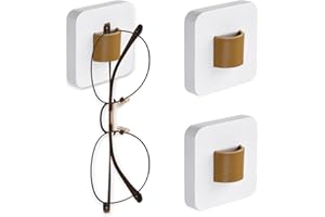 Demarsen 2 Pcs Rangement Lunette Mural Porte Support, Soleil en Bois Presentoir Lunettes, Lunettes Pratique pour accrocher Vos Lunettes, Décoration pour femmes, adultes