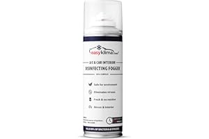 AUTO EASY KLIMA EasyKlima AC & Car Interior Refresher 220ml - Elimina los malos olores y limpia el interior del coche - AC Cleaner Fogger for AC & Surfaces - Funciona en 10 minutos