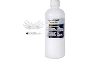 LCL 1000ml Premium White DTF Ink Refill for Inkjet Printers Heat Transfer Film Printing Replacement for Epson L800L1800 L805 R1390 4720 I3200 XP600 DX7 DX5 5113 1430 TX800P400 P408 P640 P600 1PK