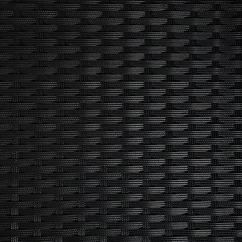 TecTake Poly Rattan Gartenmöbel Gartengarnitur Gartenset Sitzgruppe schwarz