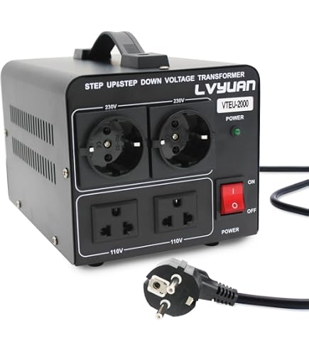 Transformateur/convertisseur De Tension 800W 110V⇄220V - 3 Prises, Double Sens - LVYUAN