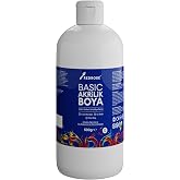 Beyaz Basic Akrilik Boya 500gr