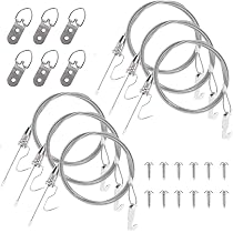 Cimaise pour Tableau Fil de fer en Laiton pour Cadre Photo, Ficelle de Suspension pour Tableau, Anneau en D et Crochet en S, Chaîne Dorée Réglable pour Accrocher des Panneaux D'avertissement(1pc Cimaise pour Tableau Fil de fer en Laiton pour Cadre Photo, Ficelle de Suspension pour Tableau, Anneau en D et Crochet en S, Chaîne Dorée Réglable pour Accrocher des Panneaux D'avertissement(1pc