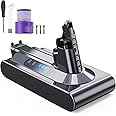 EVARY 6000mAh Replacement Battery for Dyson V10 Battery Compatible with Dyson V10 Vacuum Cleaner Series V10 Animal V10 Absolute V10 Motörhead V10 Fluffy V10 Total