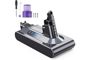 EVARY 6000mAh Batterie pour Dyson Aspirateur. (V10 Batterie)