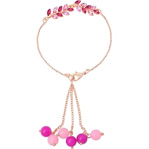 Mahi Lumba Rakhi with Crystals for Bhabhi (PARAL1100681PR)