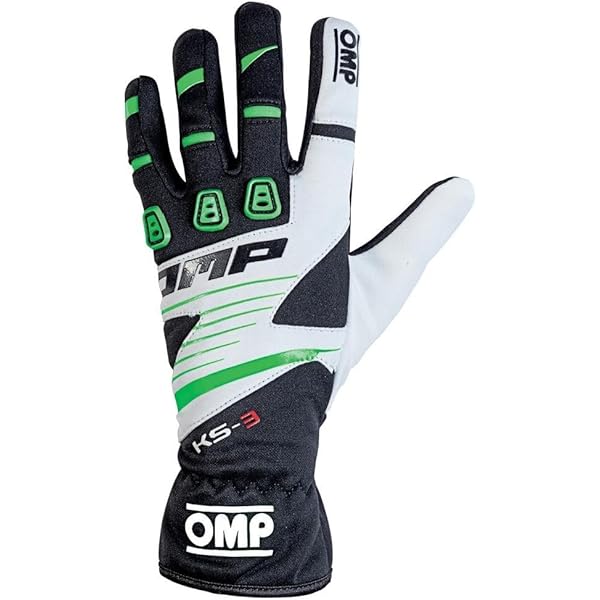 Gants De Course Et De Kart OMP TECNICA (homologués FIA) IB/772 Noir