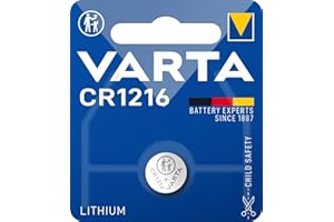 ‎VARTA VARTA baterie Electronics CR1216 profesjonalna bateria litowa moneta 1 opakowanie, bateria w oryginalnym blistrze 1 szt.