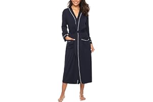 Hyppry Lightweight Dressing Gown Housecoat Bathrobe Kimono Style Nightie Maternity Robe for Nursing Pregnancy