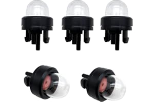 LiteTour 6 Piezas de Bombilla de imprimación a presión en la Bomba de Bombilla de Repuesto para Motosierra Craftsman Poulan Husqvarna cortadora de Gas soplador Cortador de Cepillo