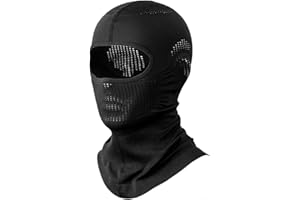Mulor Sturmhaube Vollgesichtsmaske Balaclava Helm Liner für Motorrad Radfahren Ski Maske für Männer Frauen atmungsaktiv