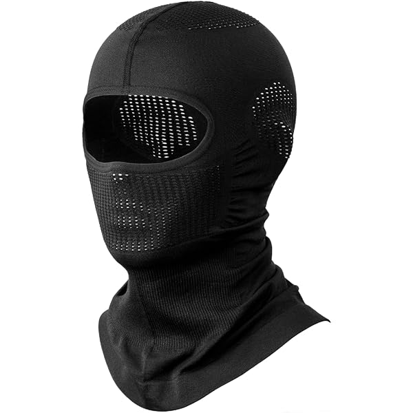 Cagoule Moto D'hiver Unisexe MELLIEX - Respirante, Protection UV, Trous Pour Lunettes - Pour Ski, Vélo, Sport