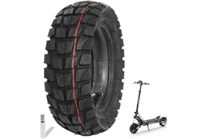 M365LYON Pneu et Chambre à air 255x80 Pour Trottinette électrique Dualtron Victor Luxury +, Kaabo Mantis 10 Mobygum Xenon-S - Speedtrott RX 2000 - Wegoboard Blaster Zero 10X et kukirin G2 Master (Tire+Tube)