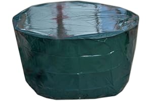 SURDEFENS Sanfor Schutzhülle für Gartentisch Rund Premium-Möbel-Abdeckhaube - Durchmesser 160 cm - hoch 80 cm
