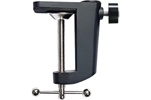 Sqxaldm Support de Montage à Pince C C-Clamp Base Stand Pince de Support en Porte-à-Faux Pince de Table en Alliage d'aluminium pour Cantilever Accessoires de Support de Bureau