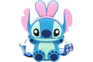 TTDCQQID Sac a Main Enfant, Sac Enfant Fille, Sacoche Fille, Sac à Main Petite Fille, Sac en Silicone Cartoon, Sac à Bandoulière Réglable, Cadeaux d'anniversaire pour Garçons et Filles