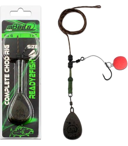 Bas De Ligne RAGOT Clipot Acier | 3 Clipots 7 Cm | Longueur 90 Cm | Pêche