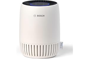 BOSCH THERMOTECHNIK Bosch Air 1000 Purificador de Aire - Elimina contaminantes, incluye filtro de aire y modo silencioso (< 25 dB(A)) - para superficies de hasta 23 m² - con modo automático - CADR: 100 m³/h