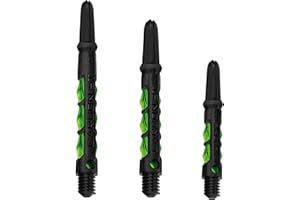 ‎HARROWS Harrows Dartschäfte Carbon ST Schäfte mit Pyramidenringen, mehrere Längen, mehrere Farben