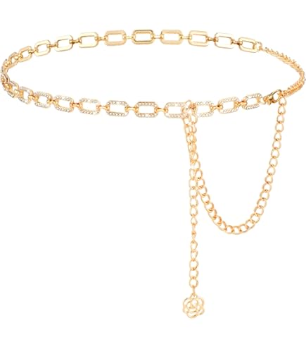 Vintage metalen elastische riemen voor vrouwen gouden jurk decor taille riem meisjes skinny taille ketting vrouwelijke riem (maat: XXL 90-125cm, kleur: goud