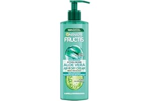 Garnier Fructis Hydra Aloe Air-Dry Cream, Leave-in, krem nawilżający z aloesem, efekt zapobiegający puszeniu się, 400 ml