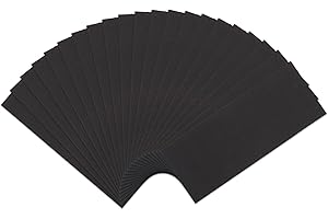 HJZHII Zestaw 21 sztuk papieru ściernego 800, na mokro / na sucho, 23 x 9,3 cm, na mokro, suchy, papier ścierny, do drewna, metalu, samochodu, szkła, lakierów ścian (800)