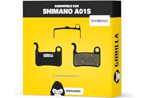 Gorilla Bikes Pastillas de Freno I para Shimano Pastillas de Freno A01S XTR BR-M975 M966 M965 Saint M800 XT M776 SLX M665 Hone M601 Deore M596I Orgánico I Durable Pastillas de Freno Bicicleta