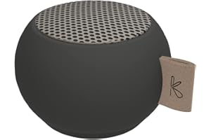 KREAFUNK AGO Mini Haut-Parleur Bluetooth, Couleur : Noir