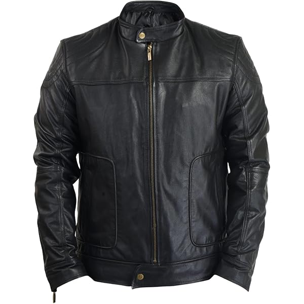 Buy Laverapelle Men's Genuine Lambskin Leather Jacket Black, Racer